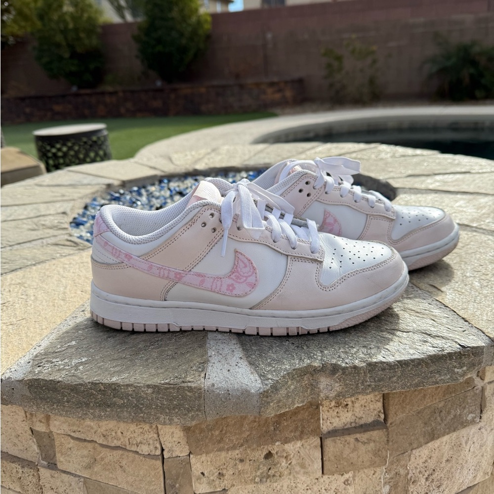 Nike Pink Paisley Dunks - 7.5